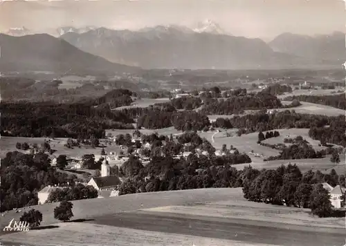 Dietramszell und Obermühlral mit Blick zur Zugspitze gl1963 166.206