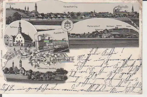 Labertal LITHO Geiselhöring Mallerdorf Heindling Rathaus Fabrik gl1900 227.969