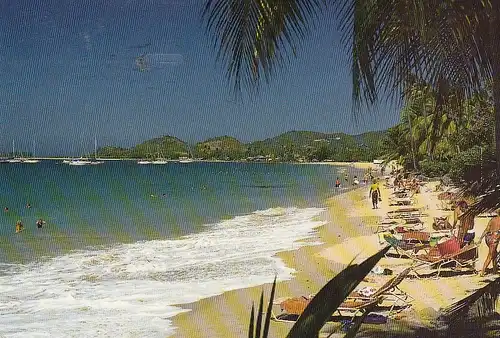 WL St.Lucia, Dazzling Reduit Bay near the St.Lician Hotel gl1995 E4041