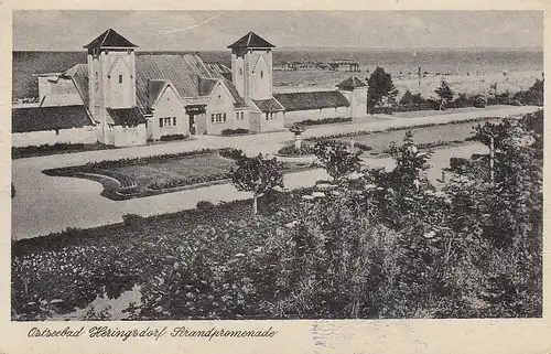 Seebad Heringsdorf, Srandpromenade glum 1950? E4118