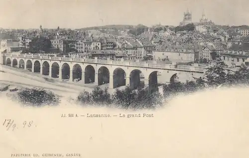 Lausanne, Le Grand Pont ngl E6393