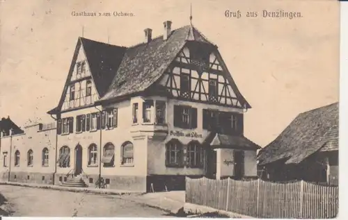 Denzlingen Gasthaus zum Ochsen glca.1910 227.185