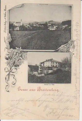 Breitenberg - Panorama und Gasthof zur Post gl1898 228.029