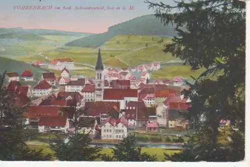 Vöhrenbach im Schwarzwald - Panorama gl1933 226.998