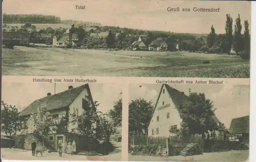 Gottersdorf - Total, Handlung und Gastwirtschaft gl1925 228.069