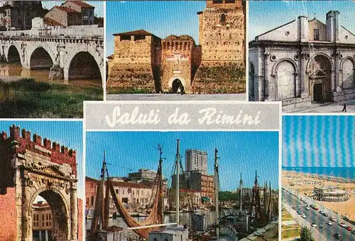 Riviera Adriatica, Souvenir di Rimini glum 1960? E6469