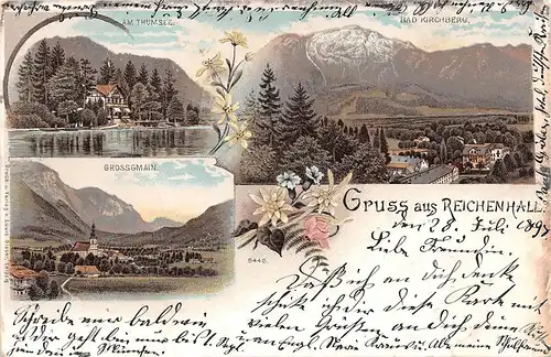 Bad Reichenhall Litho Grossgmain Thumsee Bad Kirchberg gl1899 165.921