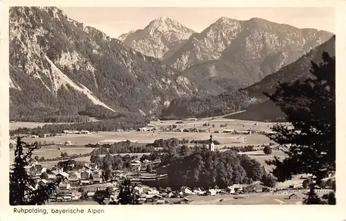 Ruhpolding und bayerische Alpen gl1953 165.978