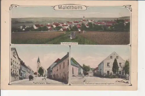 Waldthurn - Totale, Marktplatz, Vohenstrausser Straße ngl 227.932