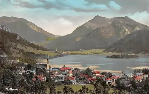 Schliersee mit Jägerkamp und Brecherspitze ngl 166.190