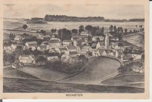 Münster bei Rottenburg - Panorama feldpgl1940 228.115