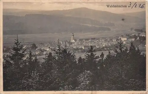 Waldmünchen - Panorama gl1926 166.539