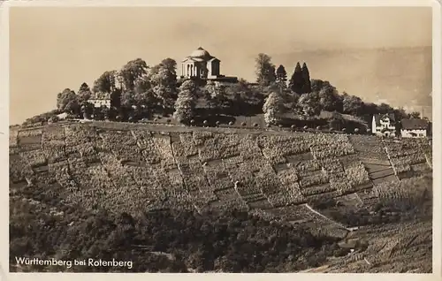 Stuttgart, Grabmal Württemberg bei Rotenberg glum 1935? E4350