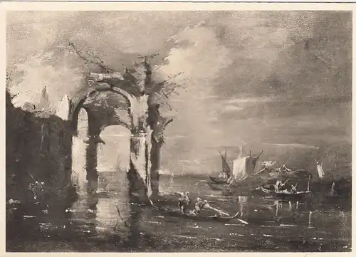 FRANCESCO GUARDI Nächtliche Lagunenlandschaft ngl E6650