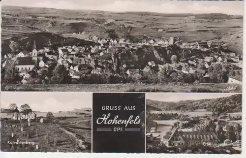 Hohenfels - Panorama, Kalvarienberg, Erholungsheim gl1959 227.975