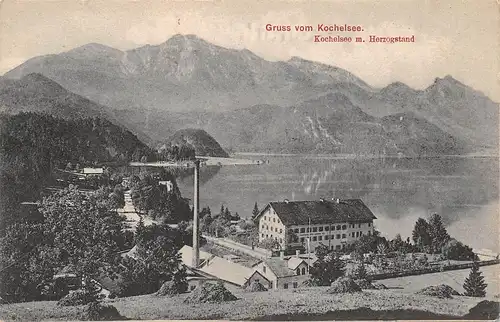 Kochelsee mit Herzogstand gl1909 166.228