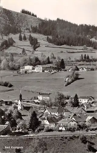 Bad Kohlgrub - Panorama mit Kirche und Hotel Schillingshof gl19? 166.234