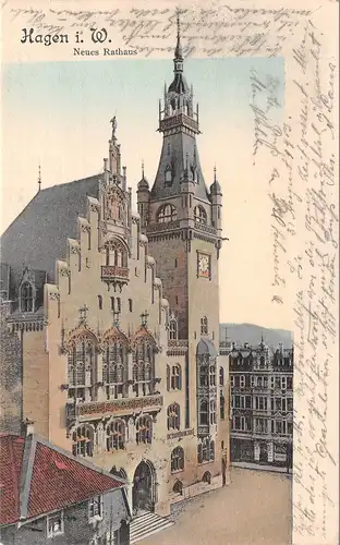 Hagen i. W. Neues Rathaus gl1903 164.688