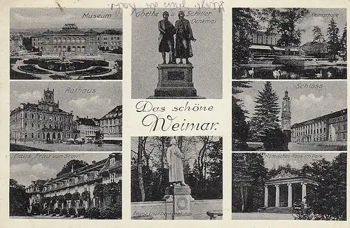 Weimar, Mehrbildkarte gl1940 E3634