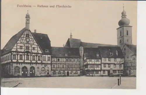 Forchheim - Partie mit Rathaus und Pfarrkirche gl1923 228.239