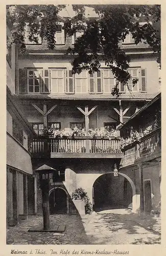 Weimar, Im Hofe des Kirms-Krakow-Hauses ngl E3644