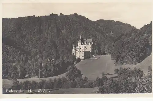 Badenweiler im Schwarzwald, Haus Waldeck gl1928 E6755