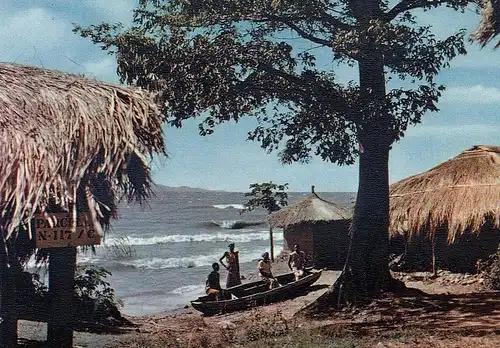 Afrika, Fishermen's village ngl E4451