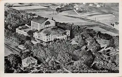 Bayreuth - Richard-Wagner-Festspielhaus, Flugzeugaufnahme gl1943 166.625
