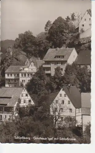 Schloßberg bei Schnaittach - Blick auf Gasthaus und Pension 'Igel' ngl 228.218