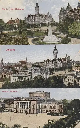 Leipzig, Mehrbildkarte gl1943 E6793
