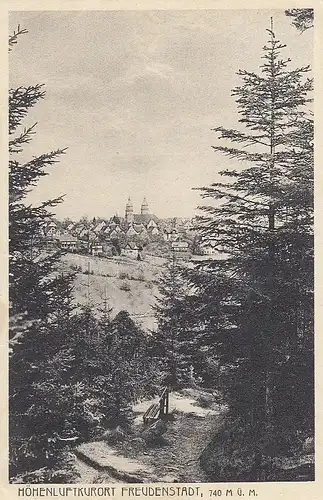 Blick auf Freudenstadt im Schwarzwald gl1929 E6803