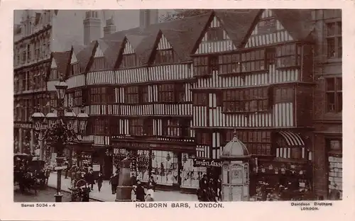 London - Holborn Bars Series 5034-4 Davidson Brohters gl1909 164.508