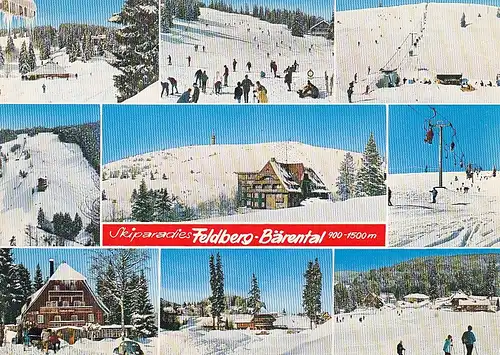 Feldberg - Bärental, Skiparadies im Schwarzwald ngl E3562