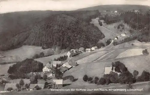 Warmensteinach im Fichtelgebirge - Panorama gl1933 166.720