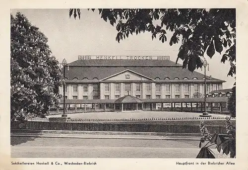 Wiesbaden-Biebrich, Henkell & Co., Hauptfront Biebricher Allee ngl E3283
