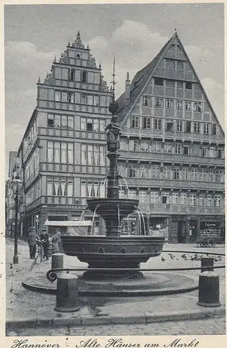 Hannover, Alte Häuser am Markt gl1940 E3625