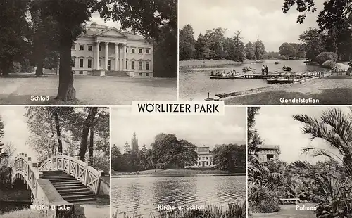 Wörlitzer Park bei Dessau , Mehrbildkarte ngl E4539