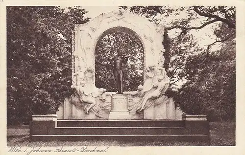 Wien, Johann Strauß-Denkmal gl1927 E5718