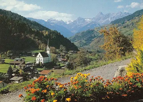 Silbertal Vorarlberg, gegen Zimba, Montafon ngl E3768