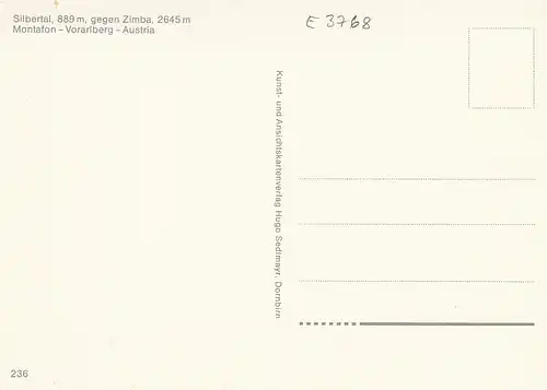 Silbertal Vorarlberg, gegen Zimba, Montafon ngl E3768