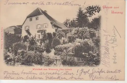 Umweg - Wirtschaft zum Weinberg bahnpgl1916 228.144R