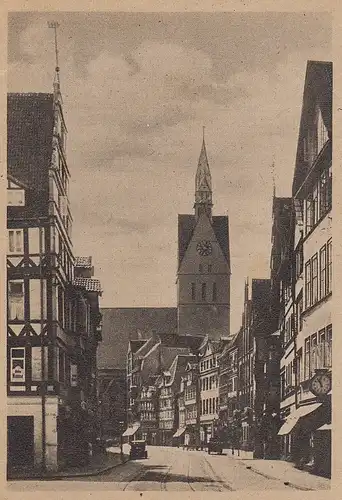 Hannover, Marktstraße mit Marktkirhe ngl E3310