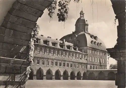 Gotha, Schloss Friedstein, Schloßhof ngl E3320