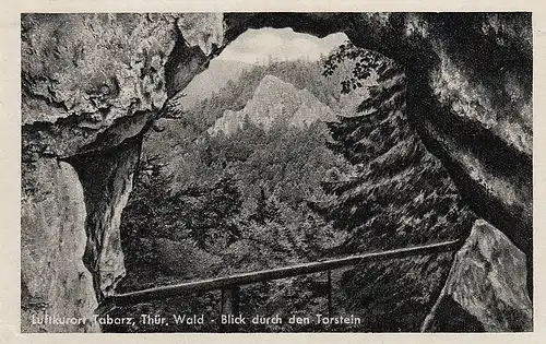 Tabarz, Thür.Wald, Blick durch den Torstein ngl E4608