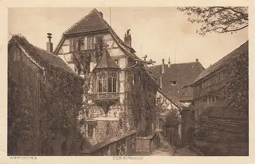 Eisenach, Wartburg, Der Burghof ngl E4251