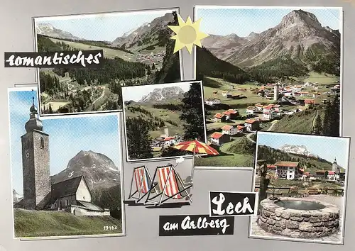 Lech am Arlberg, Mehrbildkarte ngl E3815