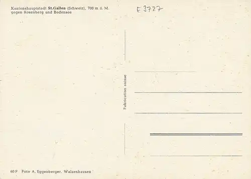 St.Gallen gegen Rosenberg und Bodensee ngl E3727