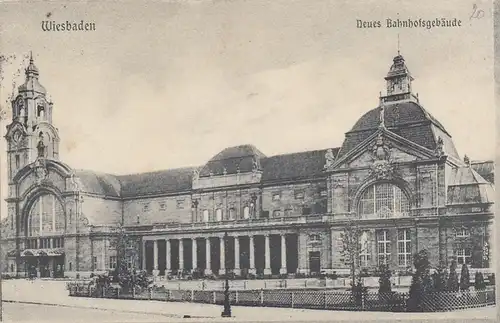 Wiesbaden, Neues Bahnhofsgebäude gl1906 E7088