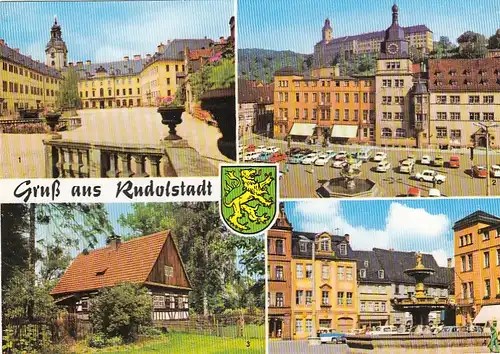 Rudolstadt, Mehrbildkarte ngl E5838