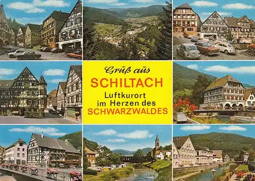 Schiltach im Schwarzwald, Mehrbildkarte ngl E3392